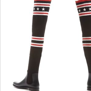 Givenchy over the knee rain boots